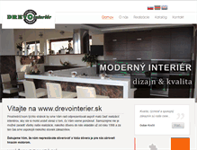 Tablet Screenshot of drevointerier.sk